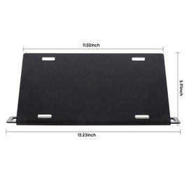 BESTAOO Front License Plate Frames for Ford Bronco, Aluminum Alloy Car License Plate Mounting Bracket Holder for Ford Bronco 2021 2022 2023 2024 2025, Easy Installation (Black)