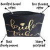 3pc Bride Tribe Makeup Bags - Bridesmaid Favor for Bachelorette