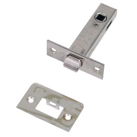 AMIG - Innentürgriff | Maße 45 mm | | Für Holztüren | Vorderseite und Stütze in quadratischer Kante | für Griffe mit 8 mm Vierkant | Silberner Stahl