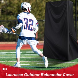 Vincreem Lacrosse Rebounder Cover 98.43 x 47.24 x 47.24 Inches Oxford Cloth Outdoor Lacrosse Rebound Cover for Backyard Durable, Waterproof, Easy Install and Storage
