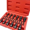 12-Pieces Magnetic Nut Driver Bit Set - 1/4 Inch Hex
