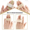 BOPRKTM Pack of 4 Finger Splints Adjustable Finger Splint for