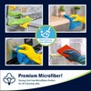Auronna 600GSM Edgeless Microfiber Cleaning Cloths - Super Absorbent And
