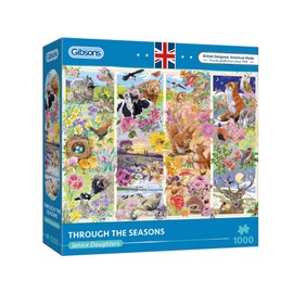 Gibsons Through The Seasons 1000 Piece Jigsaw Puzzle for Adults | Made in The USA | B Corp