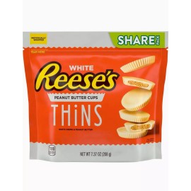 Reese's 〽️ New Exclusive Reeses White Peanut Butter THINS Vanilla Sweet Cups 7.37oz