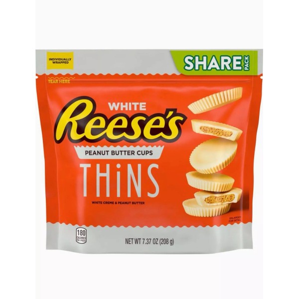 Reese's 〽️ New Exclusive Reeses White Peanut Butter THINS Vanilla