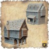 3D Layered Scenery Leichheim 32mm Scale Store for D&D, AoS,