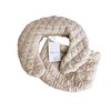 Spa Moments Quilted C-Neck Wrap/Oatmeal