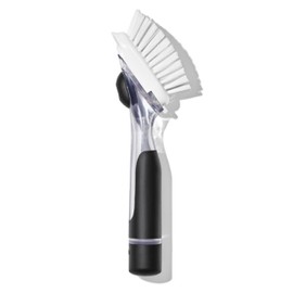 OXO Good Grips Soap Dispensing Dish Scrub Brush, Cleaning Brush for Kitchen