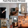 2 Pack Foam Flat Screen TV Cover Fits Up to