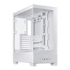 ASUS A31 White ATX Mid-Tower Gaming Case, Dual-Sided Tempered Glass,