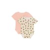Bonds Baby Wonderbodies Short Sleeve Bodysuit, Print YDI (2 Pack),