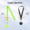 CACOE Phone Lanyard 2 Pack-2× Adjustable Neck Strap,2× Phone Patches,Universal