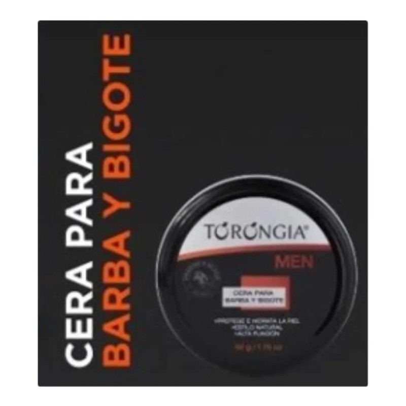 Kit Barba Shampoo Balsamo Crecimiento Y Cera Torongia® Men