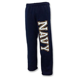 Armed Forces Gear Navy Bold Block Sweatpants (Navy)(X-Large)