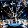 FLYINSKY Wedding Butterfly LED Floor Lamp - Creative Ceiling Decoration