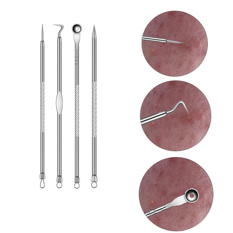 Reaindeer Sterile Needles for Pimples,Blackhead Remover Pimple Popper Tool Kit,100