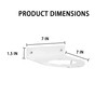 2 Pcs Football Display Stand Clear Football Holders for Display