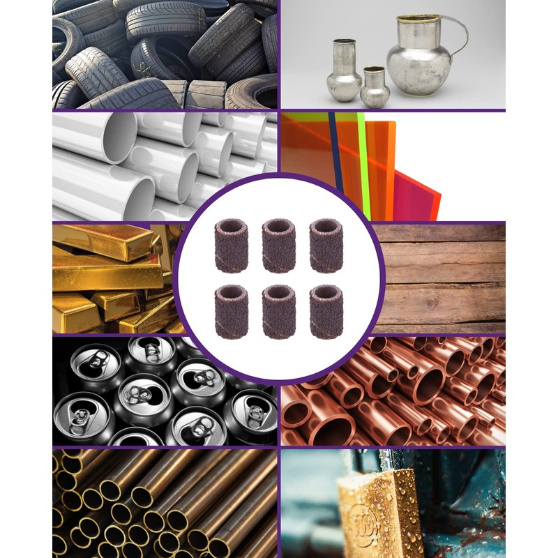 Dremel 431 Sanding Bands Multipack, 6 Sanding Bands (6,4 mm