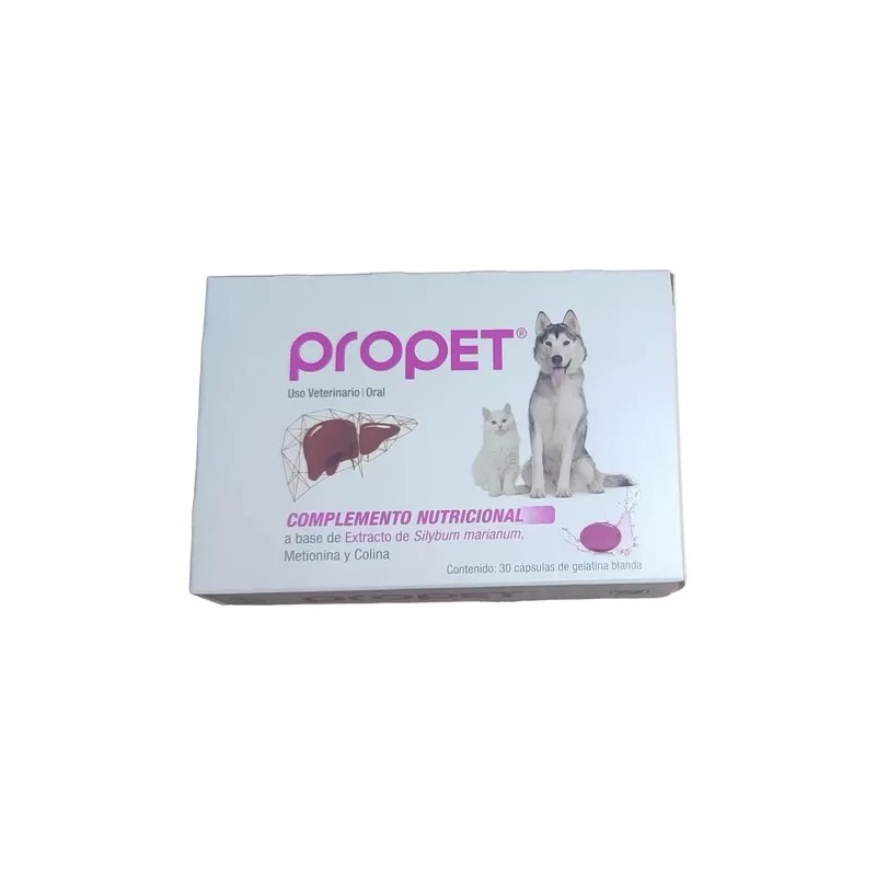 Propet Silimarina Para Perros Y Gatos Hepatoprotector 60caps