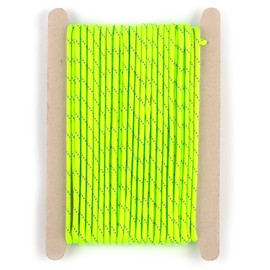 HERCULES Paracord Reflective Tarp Rope, Tent Rope, Guide Rope, Parachute Cord, Load Capacity 551.1 lbs (250 kg), 7 Cores, Reflective Fluorescent Green, 33.1 ft (15 m)