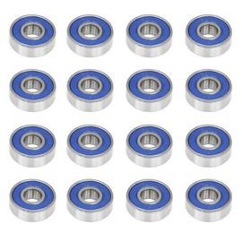 Accessotech 16 Frictionless Abec 9 Skateboard Roller Skate Wheels Scooter Spare Bearings