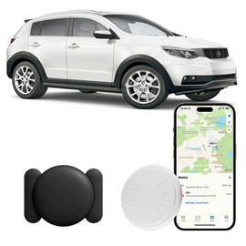 Hongtop H GPS Tracking Devices, 1PCS Car Tracker Device for Vehicles Work with Find My (iOS Only), Car Tracker Device Hidden with Magnetic Case, No Monthly Fee GPS Tracker for Vehicles (Black)
