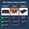 WODEJIA Heavy Duty Outdoor Boot Scraper Mat, 29.5" x 17.5"