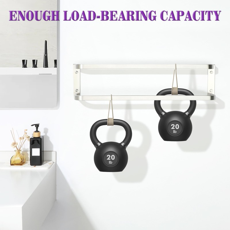 Alise Double Towel Bars for Bathroom,32'' Towel Holder Towel Racks