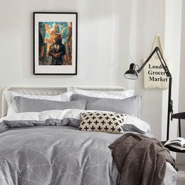 FITIMOLO Paint by Numbers kit Canvas for Adults Kids, Acrylic Painting 16 x 20 inch Frameless Painting Kit Gift Funny DIY for Home Wall Decor, Lion in Suit