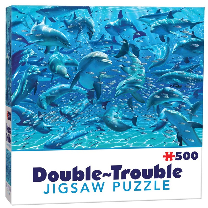 Cheatwell Games 500 Piece Double-Trouble Jigsaw Puzzle Beetlemania