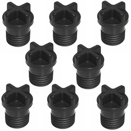 8Pcs Light Socket Safety Cap Plugs,E26 Light Socket Cover Plug,Light Bulb Socket Cover,Cap for String Lights, Recessed and Standard Light Sockets (8)