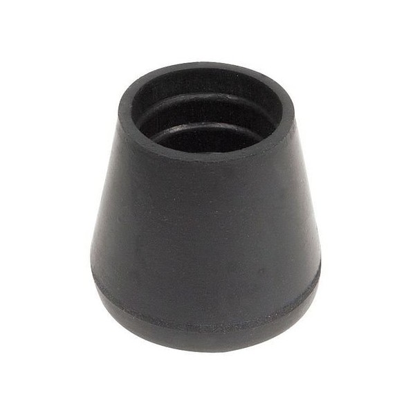 Protective Leg Tip, Slipon, Rd, 3/4", PK25