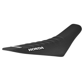 Enjoy Mfg 2010-2013 HONDA CRF 250 gripper seat cover   all BLACK w/  BLACK ribs #45 LOGO