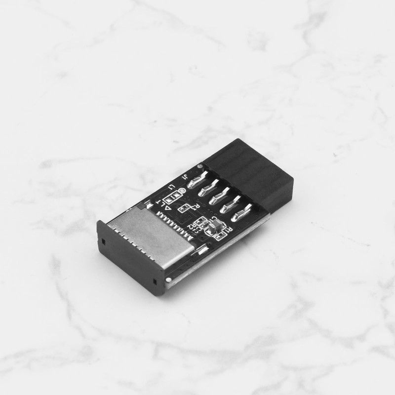OTOTEC USB 2.0 Internal Header (9-Pin) to USB 3.1/3.2 Type-C