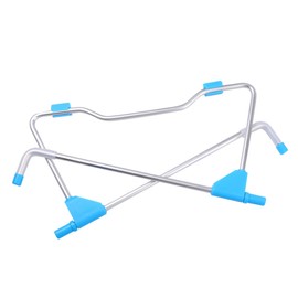 KONTONTY Adjustable Laptop Cooling Rack Notebook Stand Smooth Edges Foldable Aluminum Rack Portable for Home Office Travel