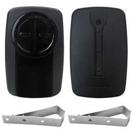 2-Button Universal Garage Door Remote KLIK5U-BK2 KLIK3U-BK - Works with Yellow/Purple/Red-Orange/Green Learn Buttons