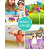 JUKOTA 8 Stück Vogelabwehr Windrad, Regenbogen Windrad Balkon, Windrad Kinder,