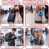 Vincreem 9 Pcs Adjustable Luggage Straps for Multiple Suitcases Elastic