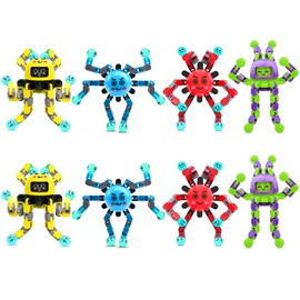 ASIOWELY Transformable Fidget Spinner Toys for Kids & Adults,Fidget Toys for Teens Anxiety,Sensory Toys for Autism ADHD Stress Relief,Gifts for Boys Girls Kids Fingertip Gyros Travel Toys