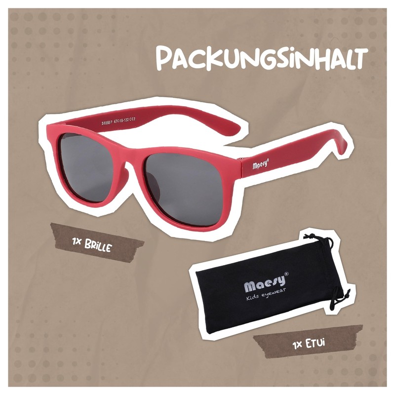 Maesy Children's Sunglasses 3-6 Years - UV400 Protection Polarised Lenses