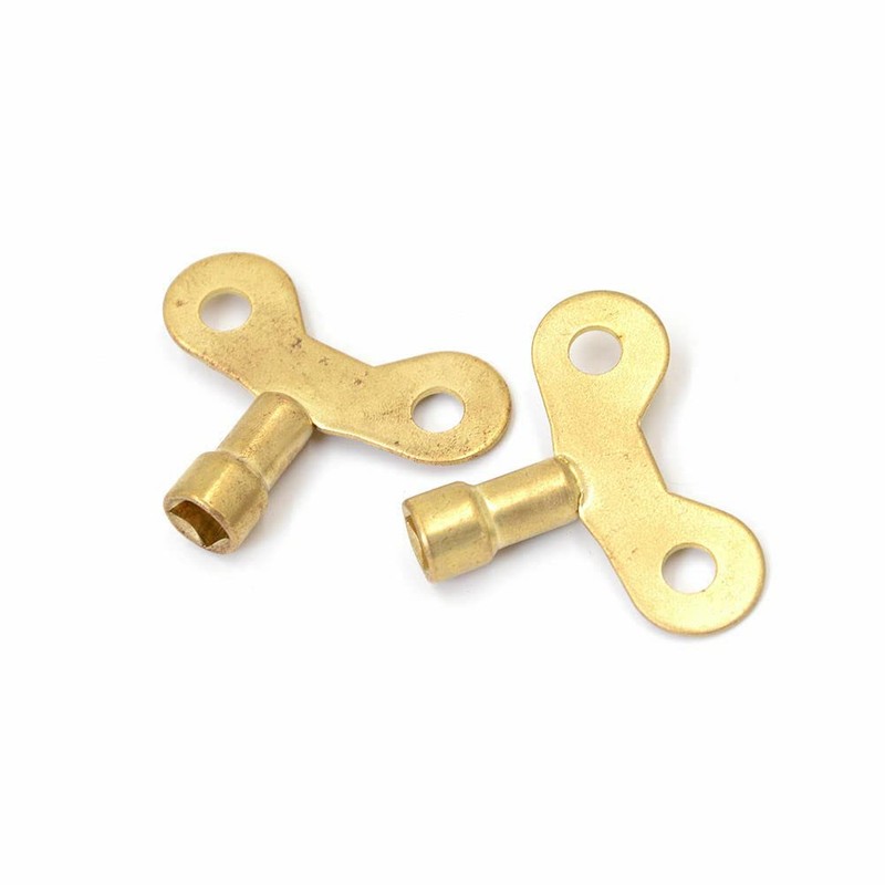 LKG® 2 pcs Solid Brass Radiator Key - Radiator Bleed