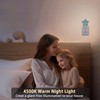 Cute Moon Stars Night Lights Plug into Wall with Dusk