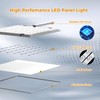Aphyni 1 Pack 2x2 LED Flat Panel Light, 5CCT Selectable