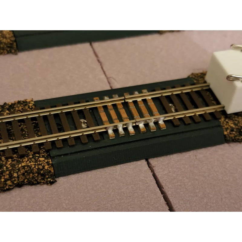N SCALE CODE 55 MODULE STRAIGHT JOINT KIT BULK PACK