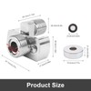 Pack of 2 Shower Arm Valves, DEANKEJI Joint Piece Shower