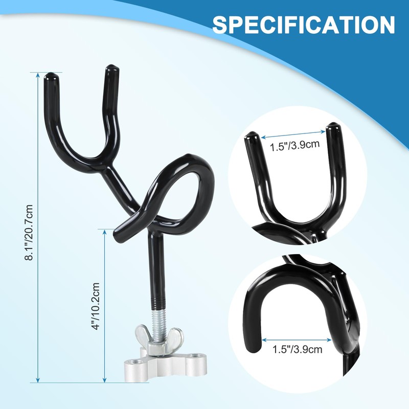 weyleity Fishing Rod Holders for Boat 8Pcs of 20 Degree