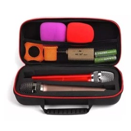 Estuchelandia Estuche Protector Para 2 Microfonos Inalambricos Viaje