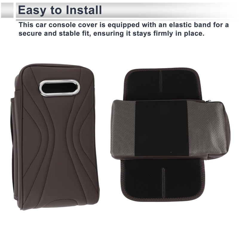X AUTOHAUX Car Center Console Cover Car Armrest Cover Multifunctional