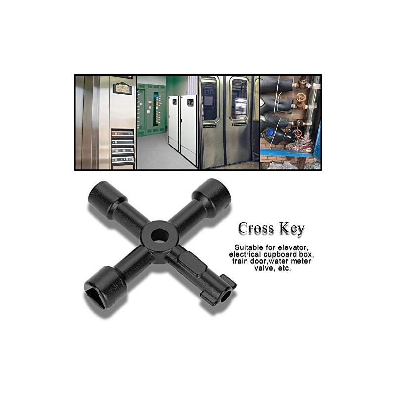 Llave Cruzada Universal, 4 Vías Llave Triangular Llave Cuadrada para